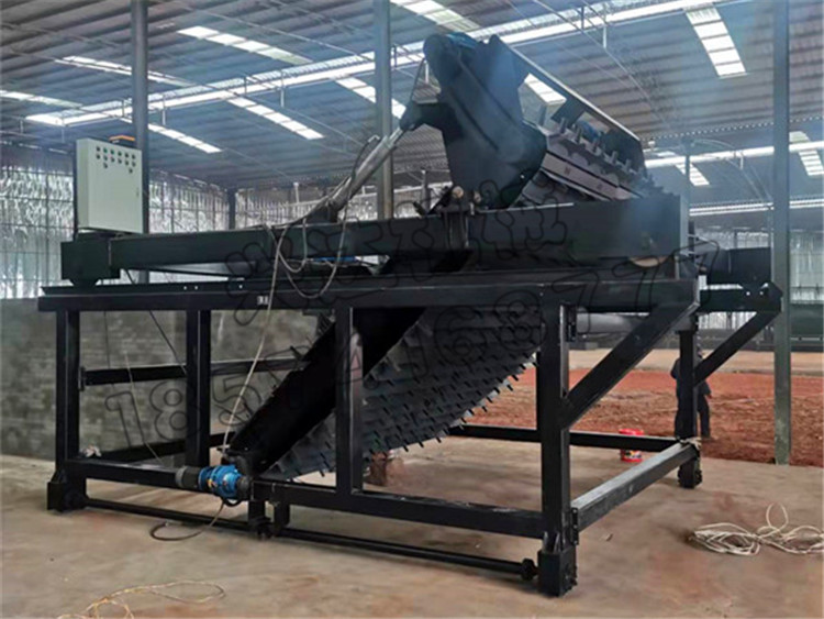 芝麻餅粕鏈板翻拋機