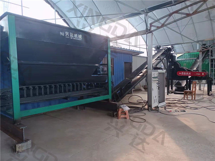 園林垃圾有機肥粉狀生產(chǎn)線