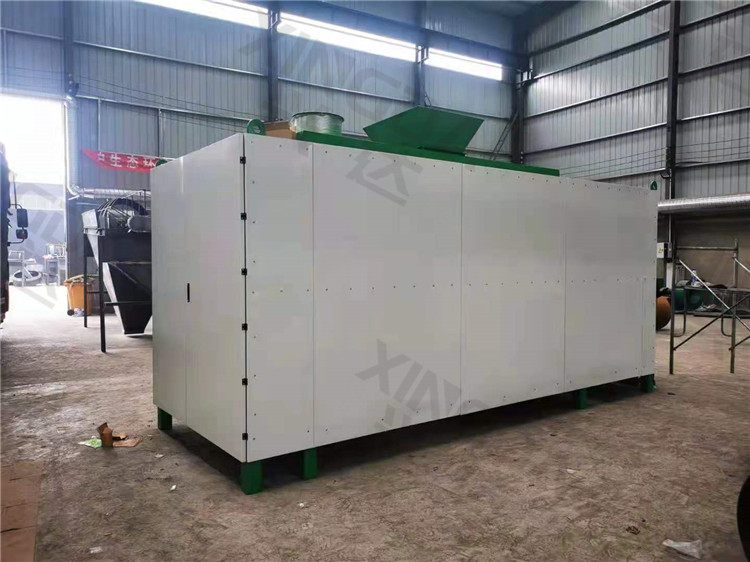 加工雞糞有機(jī)肥臥式發(fā)酵罐