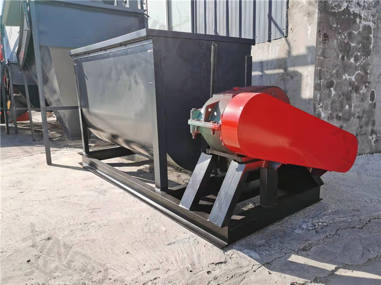 加工豬糞有機(jī)肥臥式攪拌機(jī)