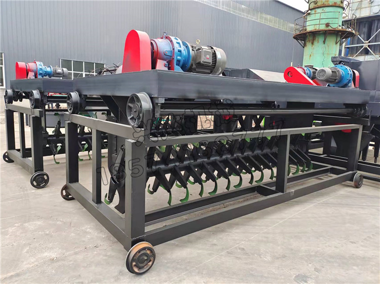 中藥渣加工有機肥槽式翻拋機