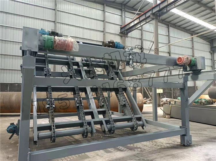 中藥渣加工有機(jī)肥鏈板翻拋機(jī)