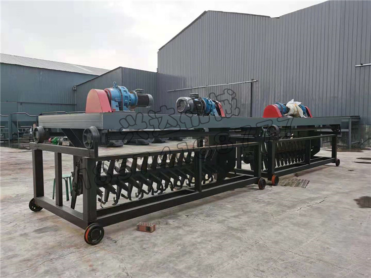 園林垃圾加工有機(jī)肥多槽翻耙機(jī)