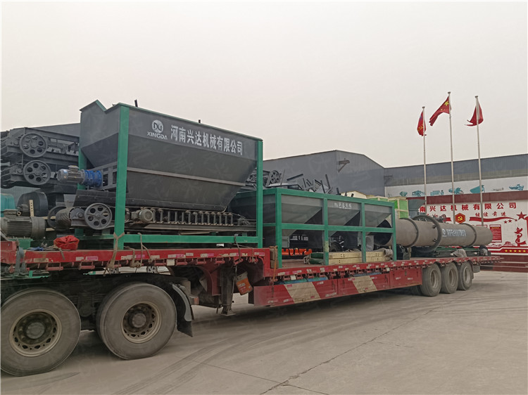 貴州遵義粉狀生產(chǎn)線年產(chǎn)10萬噸蘑菇渣配套設備發(fā)貨